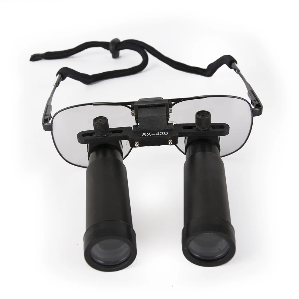 8.0X-R Surgical magnifying glasses Medical 8x 420mm Binocular Loupes Free Shipping free shipping-1set | Лампы и освещение