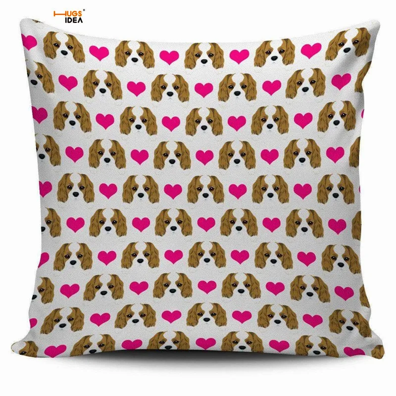 Декоративная наволочка HUGSIDEA для домашнего дивана дизайн кавалера Карла милые