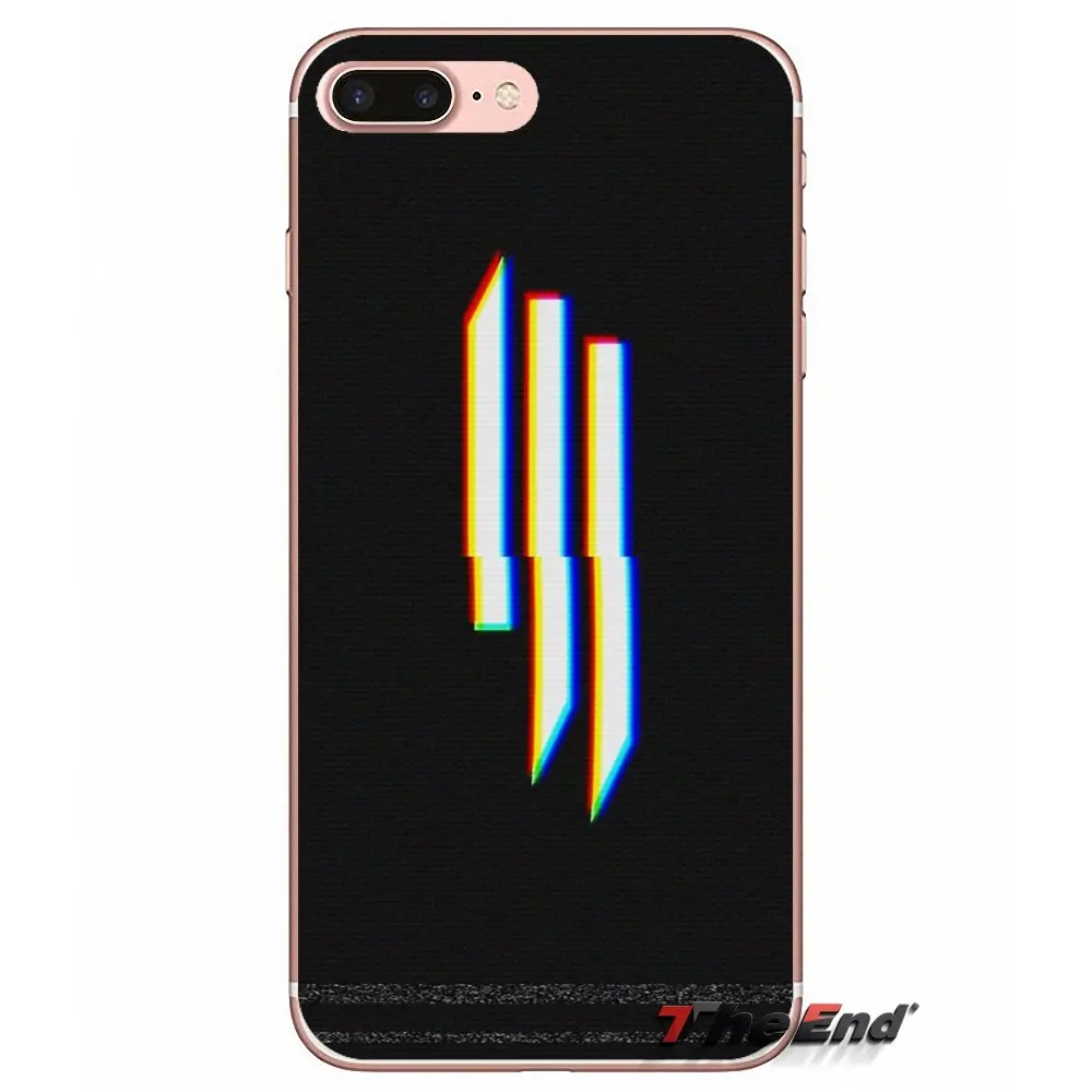 Skrillex с музыкальным логотипом TPU Мягкий силиконовый чехол для iPhone X 4 4S 5 5S 5C SE 6 S 7 8
