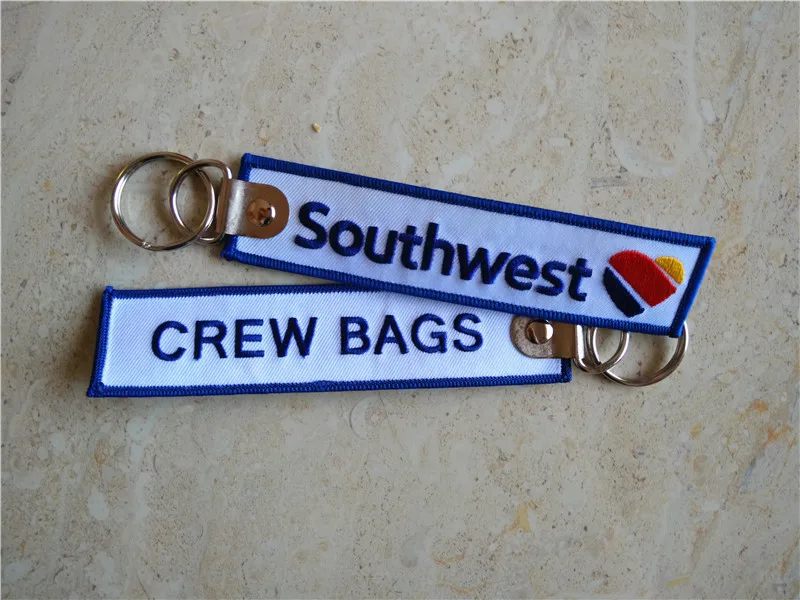 Southwest Airlines Crew Bags Tag вышитый брелок от производителя|crew bag tag|crew bagairline crew |