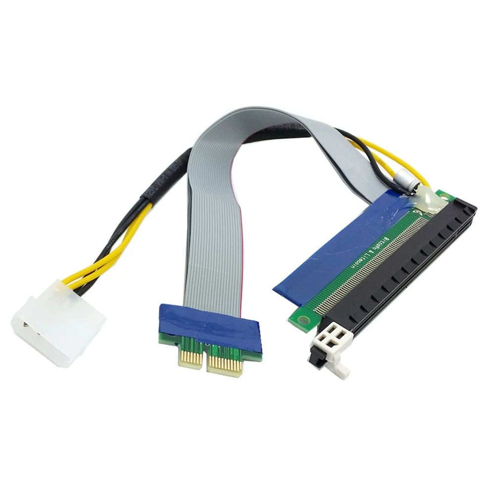 MLLSE PCI E Экспресс 1x до 16x Удлинительный гибкий кабель карта расширитель