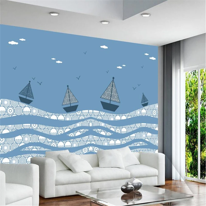 

Cartoon Sea Photo Wallpapers For Kids Room Wallpapers For Living Room Bedroom Wallpapers For Walls 3D Wall Murals Home Decor