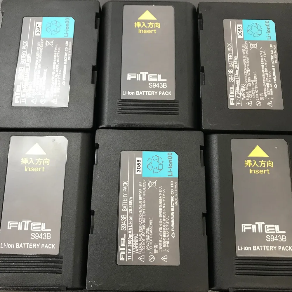 Оригинальный аккумулятор Furukawa Fitel 2600 мАч S943B литий-ионный для S153 S177 S178 S178A S121/S122