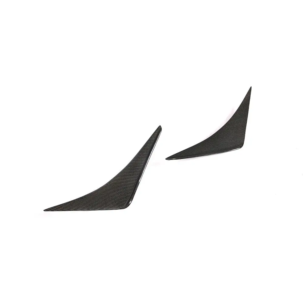 Углеродное волокно передний бампер разветвители боковые фартуки крылья Winglet для Ford Mustang плавники акулы Canards