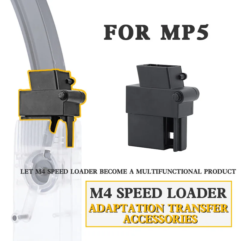 

WoSporT Tactical Paintball M4 BB Speed Loader Converter Adapter to Adapt AK MP5 Magazine for Hunting Airsoft