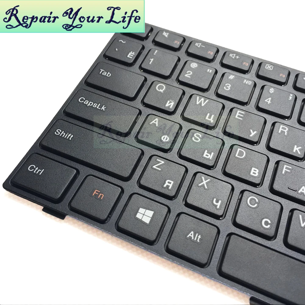 Repair You Life Клавиатура для ноутбука lenovo для Ideapad 100-15IBY RU раскладка с черной рамкой новая сменная клавиатура
