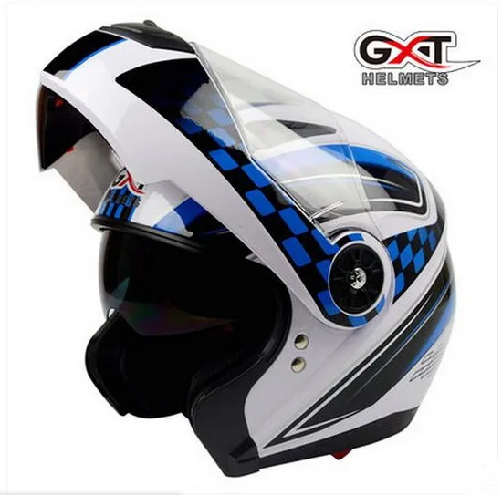2017 Новый мотоциклетный шлем GXT с экспозицией лица противотуманный двойными