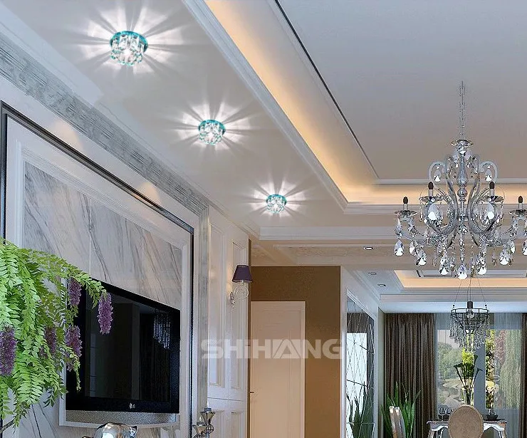 Colorpai 5 Вт Светодиодный светильник современный потолочный для спальни Балконная