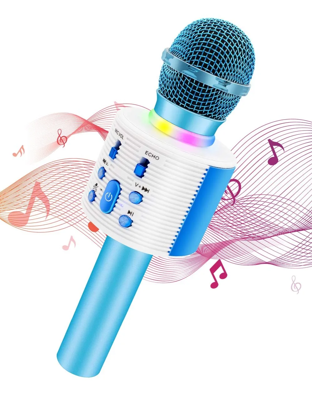 Профессиональный беспроводной динамик 3 в 1 портативный микрофон для караоке