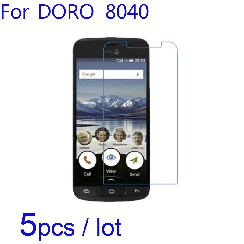 5 шт./лот HD Clear/Matte/Soft Nano Противоударные Защитные пленки для телефона Doro 8035/8040