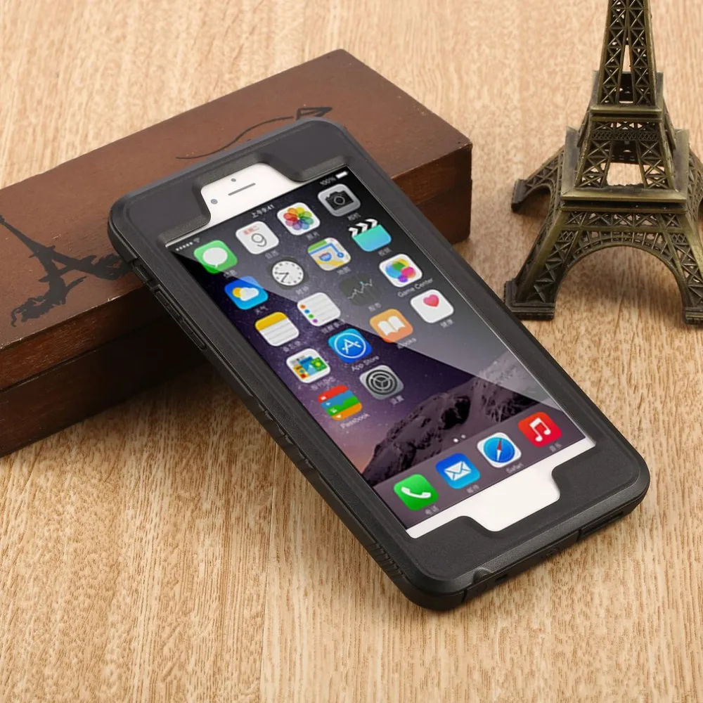Велосипед чехол для телефона крепление iPhone 6 plus Водонепроницаемый IP68 корпус