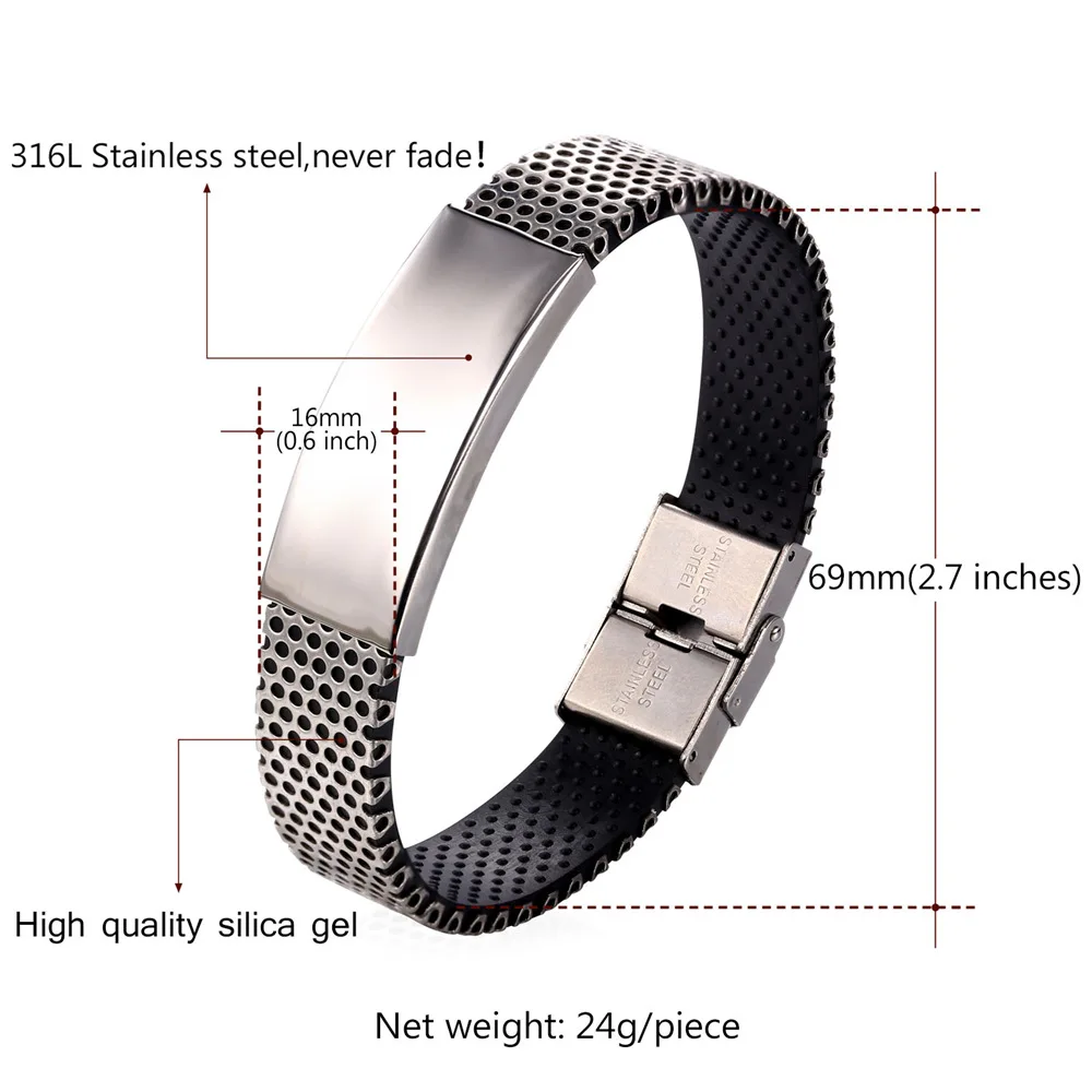 Мужской браслет P1797G из нержавеющей стали 316|men bracelet|bracelet wholesalewholesale bracelets |