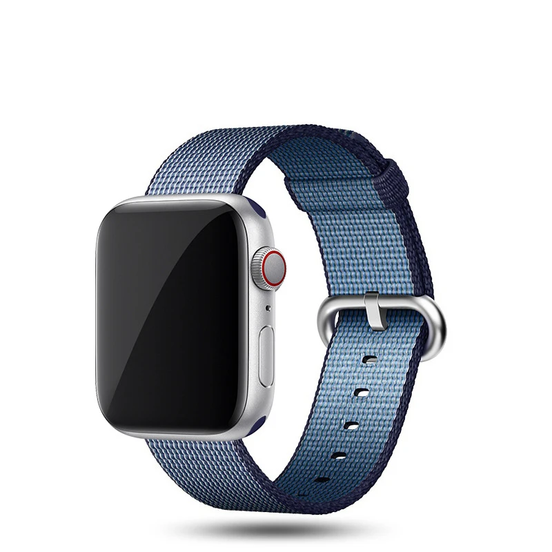 40 мм 44 мм ремешки для Apple Watch 5 4 3 2 1 ремешки для браслетов 38 мм 42 мм iwatch браслеты нейлоновые тканые спортивные дышащие Ремешки для наручных часов
