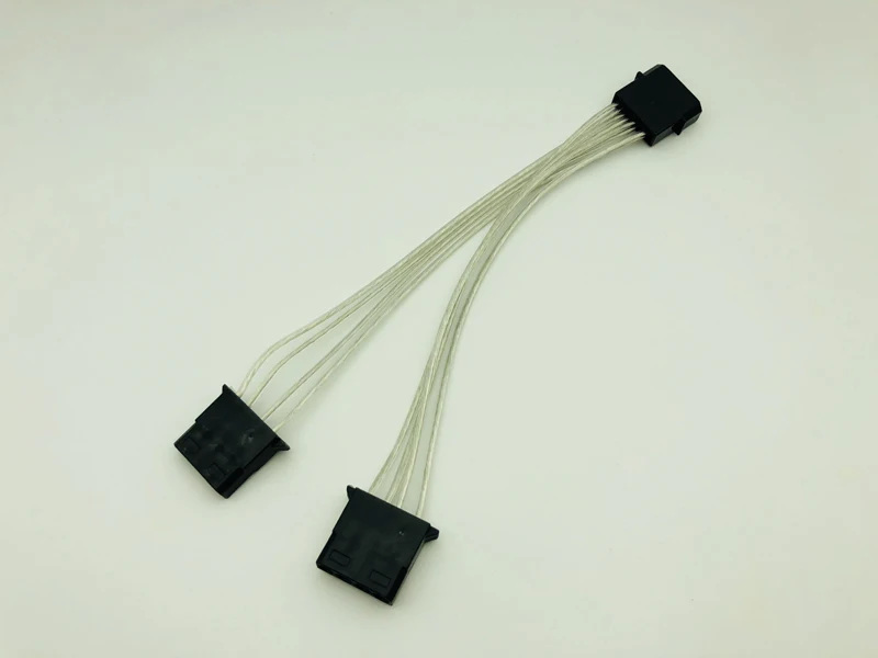 5 шт. 4 контактный штекер на 2 порта Molex IDE разъем питания Y образный сплиттер