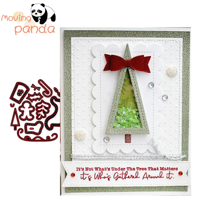 HAPPY HOLLY DAYS штампы для резки металла трафареты скрапбукинга/фотоальбома