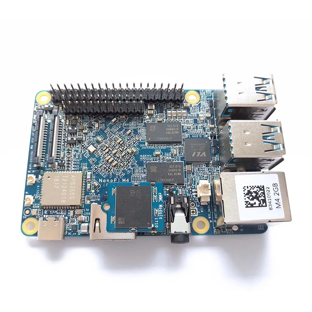 NanoPi M4 2 ГБ/4 ГБ DDR3 Rockchip RK3399 SoC 4G и 5G двухдиапазонный Wi-Fi Поддержка Android 8 1 Ubuntu AI