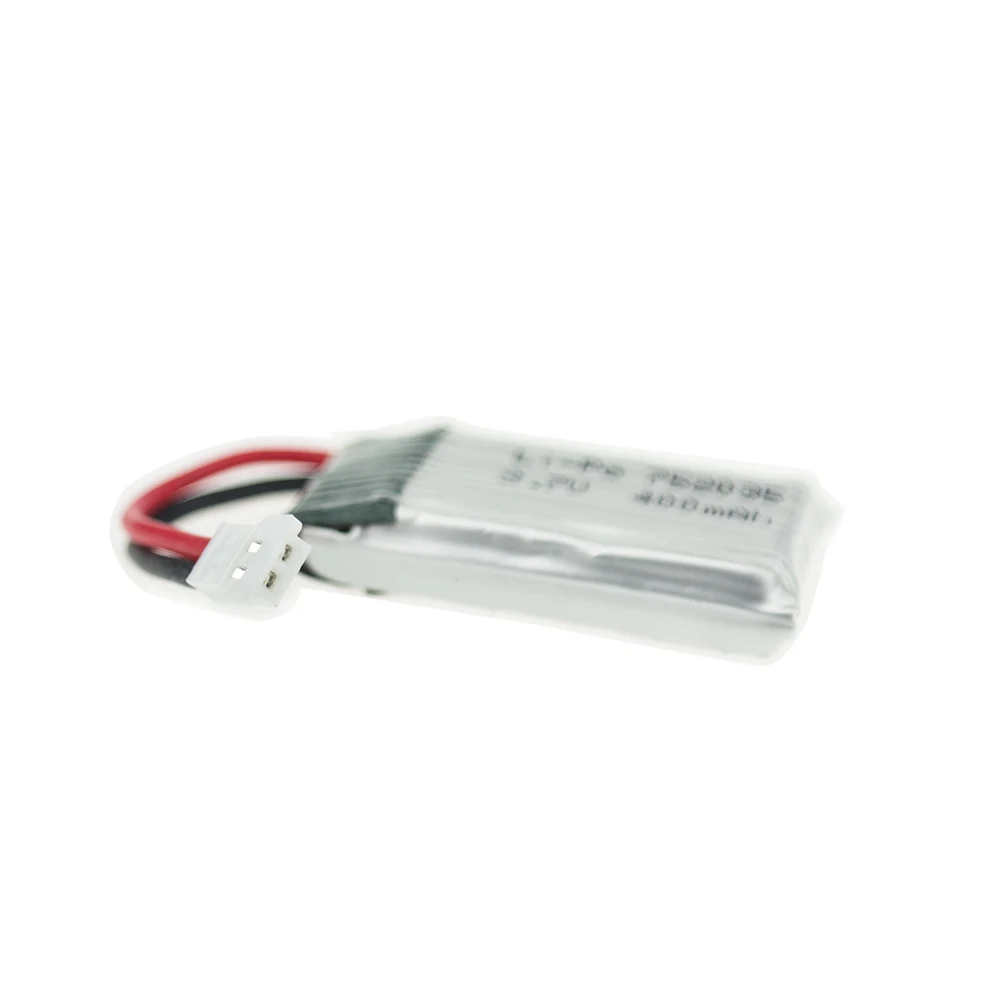 3 шт 7 V 400 мА/ч 25C Дрон с перезаряжаемым аккумулятором Lipo Батарея 752035 для RC Eachine H99W JJRC