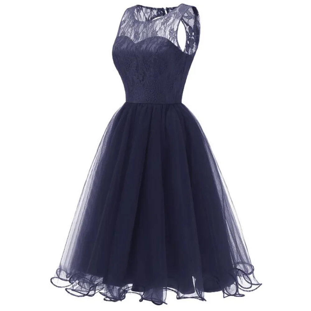 Платье женское кружевное большого размера для коктейлей 2019 | Женская одежда