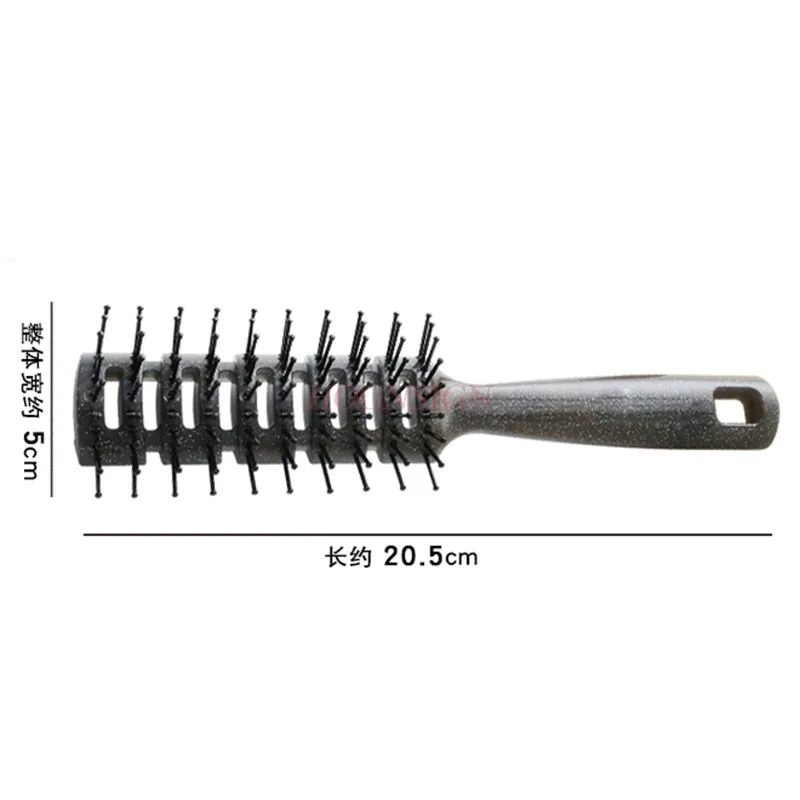 Men Professional Retro Oil Head Big Back Shape Comb Ribs Combs Home Hair Salon Roll Hairbrush Hairdressing Supplies Straight | Красота и