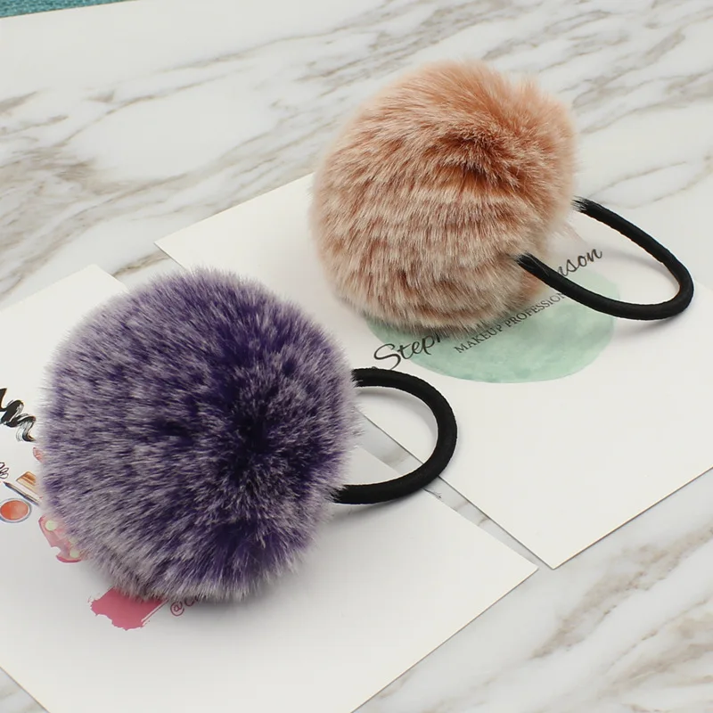 Новинка 2017 эластичные модные резинки для волос с шариками из искусственного