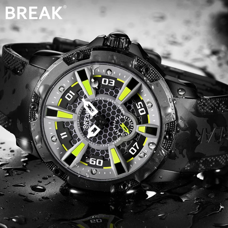 Часы наручные мужские кварцевые модные роскошные Брендовые спортивные