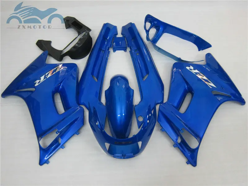 Набор обтекателей на заказ для Кавасаки ZZR250 1990-2007 ZZR 250 90-07 ABS пластик спортивный мотоцикл спортивный обтекатель синий