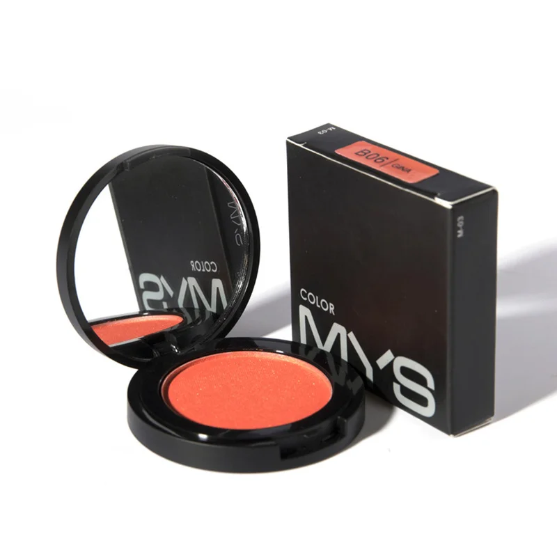 Брендовая палитра для макияжа MYS 6 цветов румяна с одним минеральным эффектом