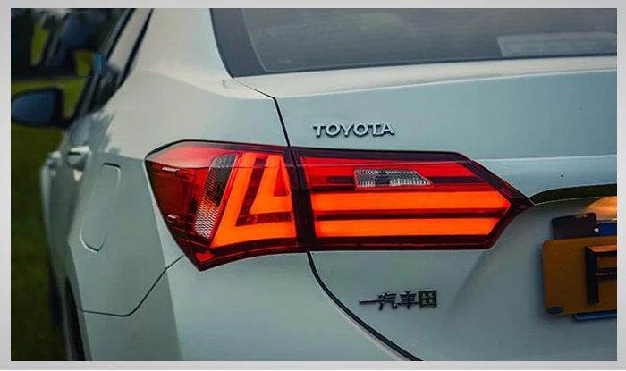 Для Toyota Corolla автомобильные Фонари светодиодный задние фонари fit 2014-up обеспечивают