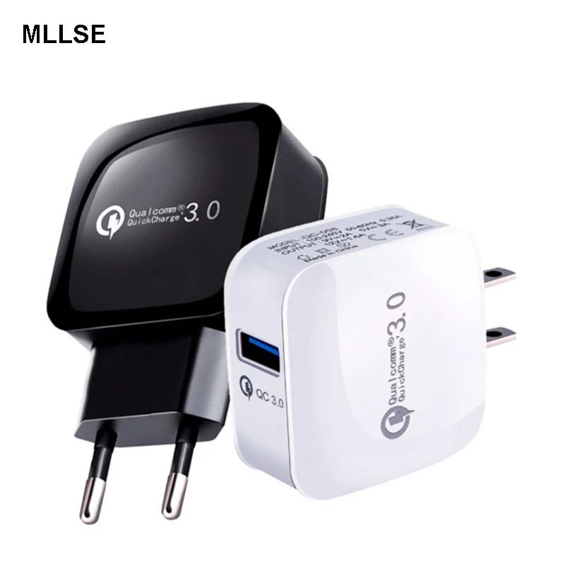 Quick Charge 3.0 QC 3.0 USB Turbo Wall Fast Charger for SAMSUNG S10+ S9 S8 Plus Note 8 9 HUAWEI P9 Zenfone 3 HTC A9 10 Tablet