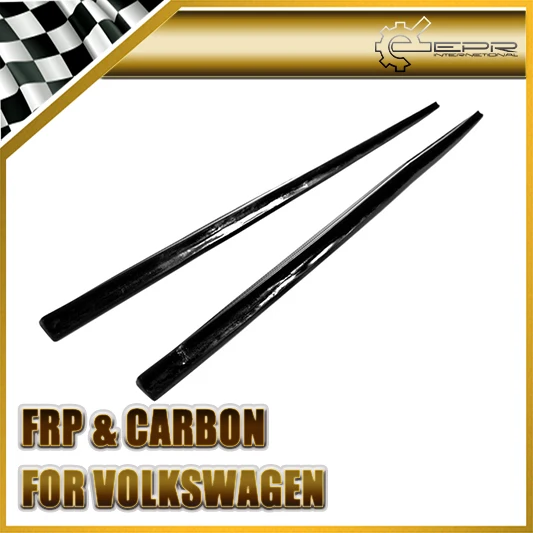 comprar Promoção Acessórios Do Carro Para Vw Golf 7 Gti Fibra De Carbono Oem Saia Lateral Extensão Brilhante Kit Corpo Da Porta Automóvel Corrida Guarnição