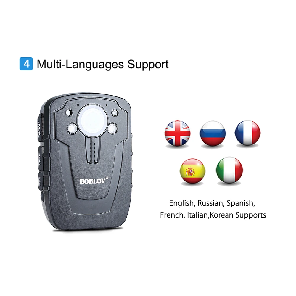 Boblov HD31 D 2304x1296 P аудио видео Камера 33MP фото захвата 2.0 Экран Ambarella A7 с внешним ИК