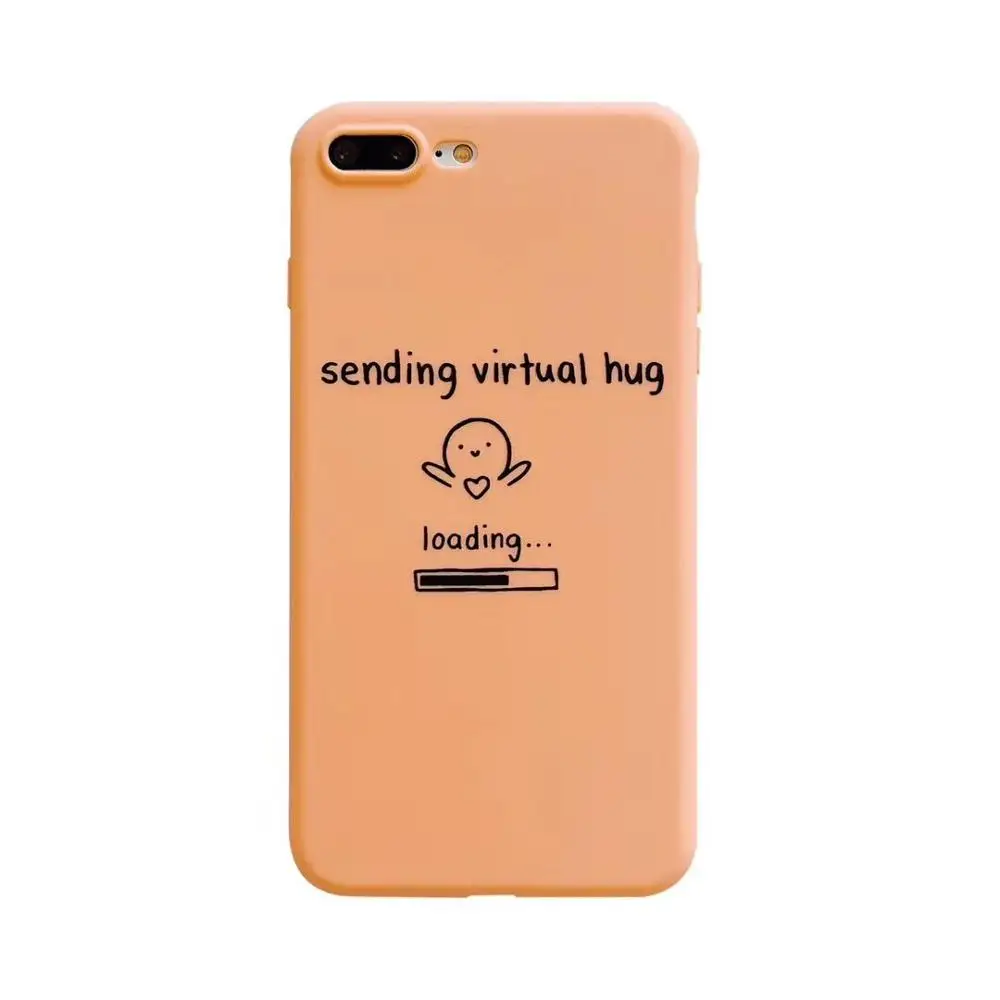 HUANQING мультфильм любовь кукла сотовый телефон чехол для iPhone6 6S 7 7Plus 8 8Plus милый XR XS Max