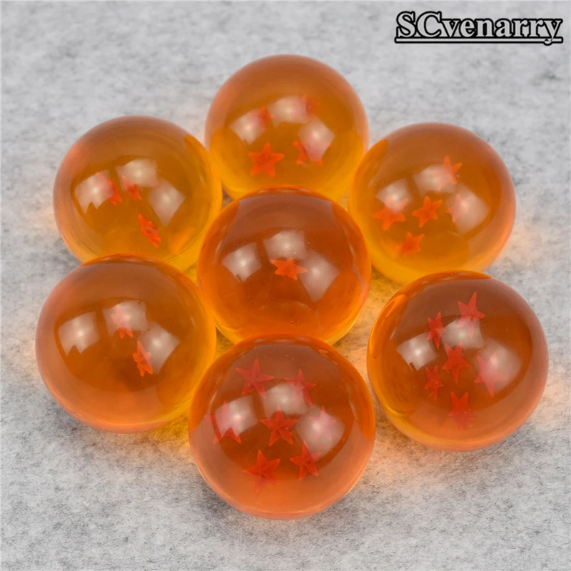 7 шт./лот 3.5 см Dragon Ball Z DragonBall Звезд Хрустальный шар Мячи Новый в коробке Best подарок
