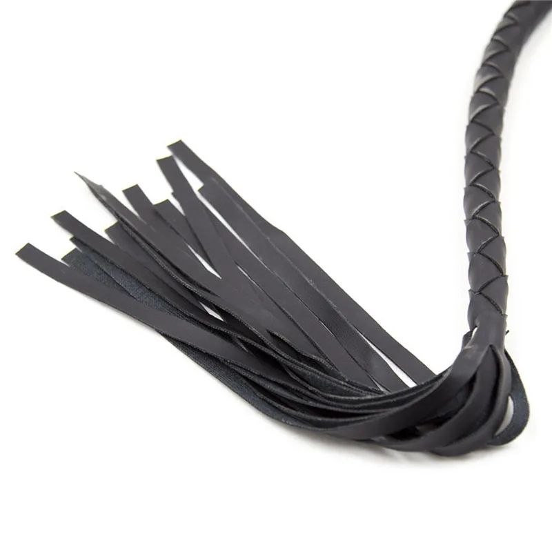 85 см плетка из кожи и ПУ Фетиш спанкинг Flogger лошадь БДСМ бандаж SM сексуальные