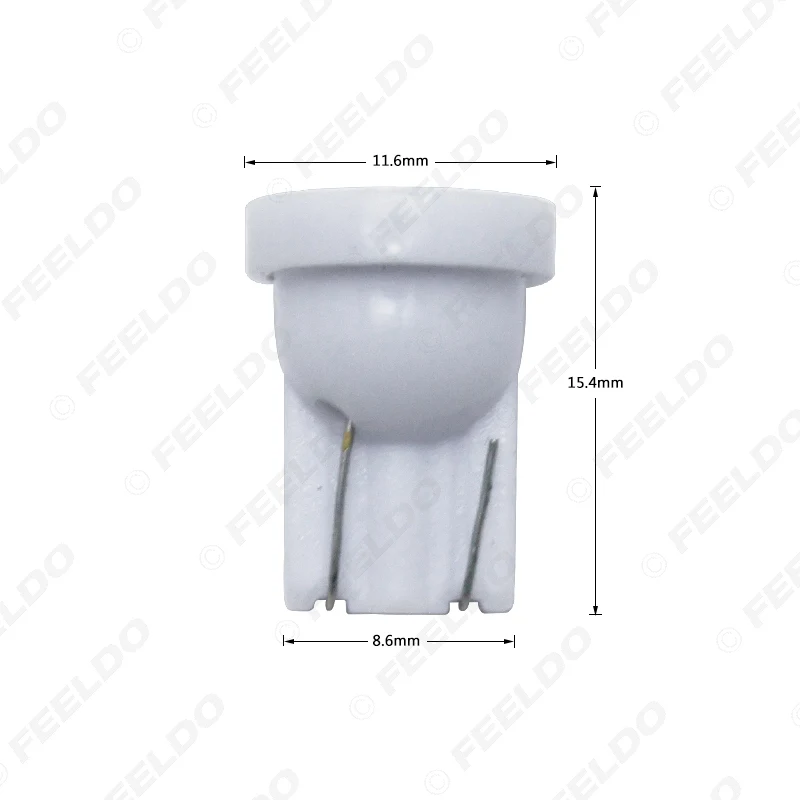 LEEWA 4 шт. белая автомобильная лампа T10 194 168 Светодиодная внутреннего освещения