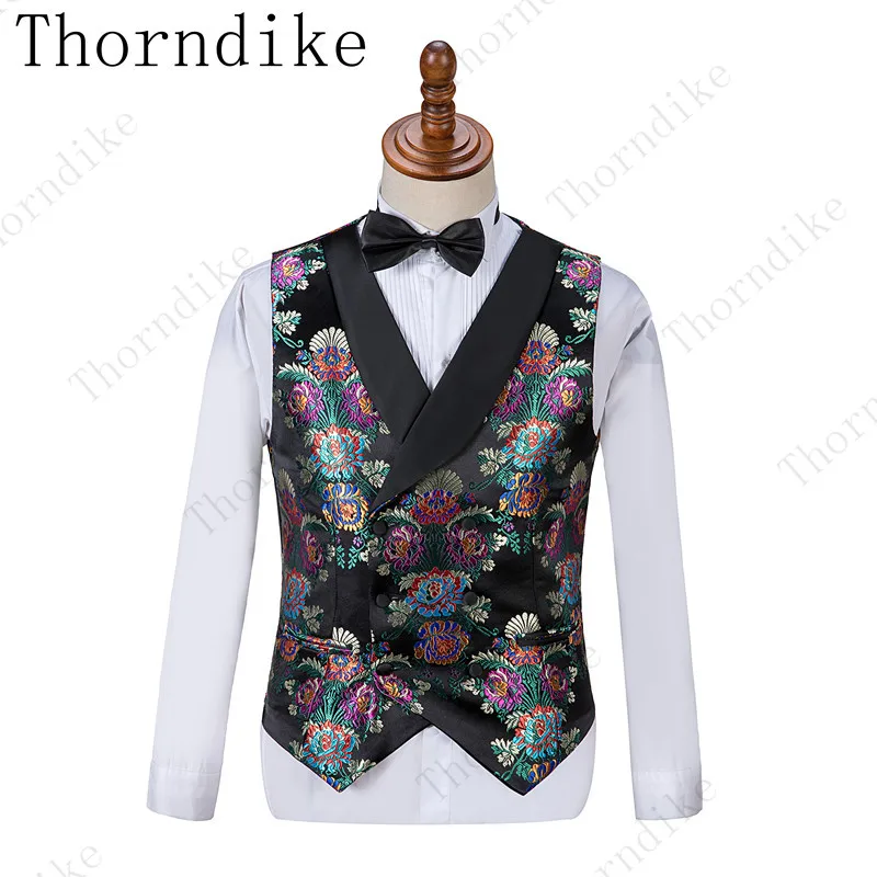 Красивые дешевые черные жаккардовые костюмы Thorndike для ужина смокинг под заказ