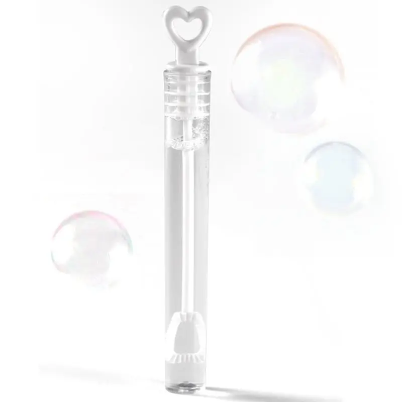 Набор из 48 пузырчатых свадебных пузырьков с ручкой в форме сердца для свадьбы