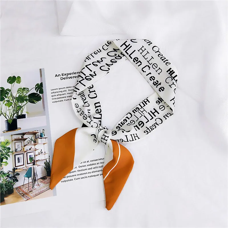 90 см квадратный шарф повязка на голову для деловой вечеринки женский элегантный