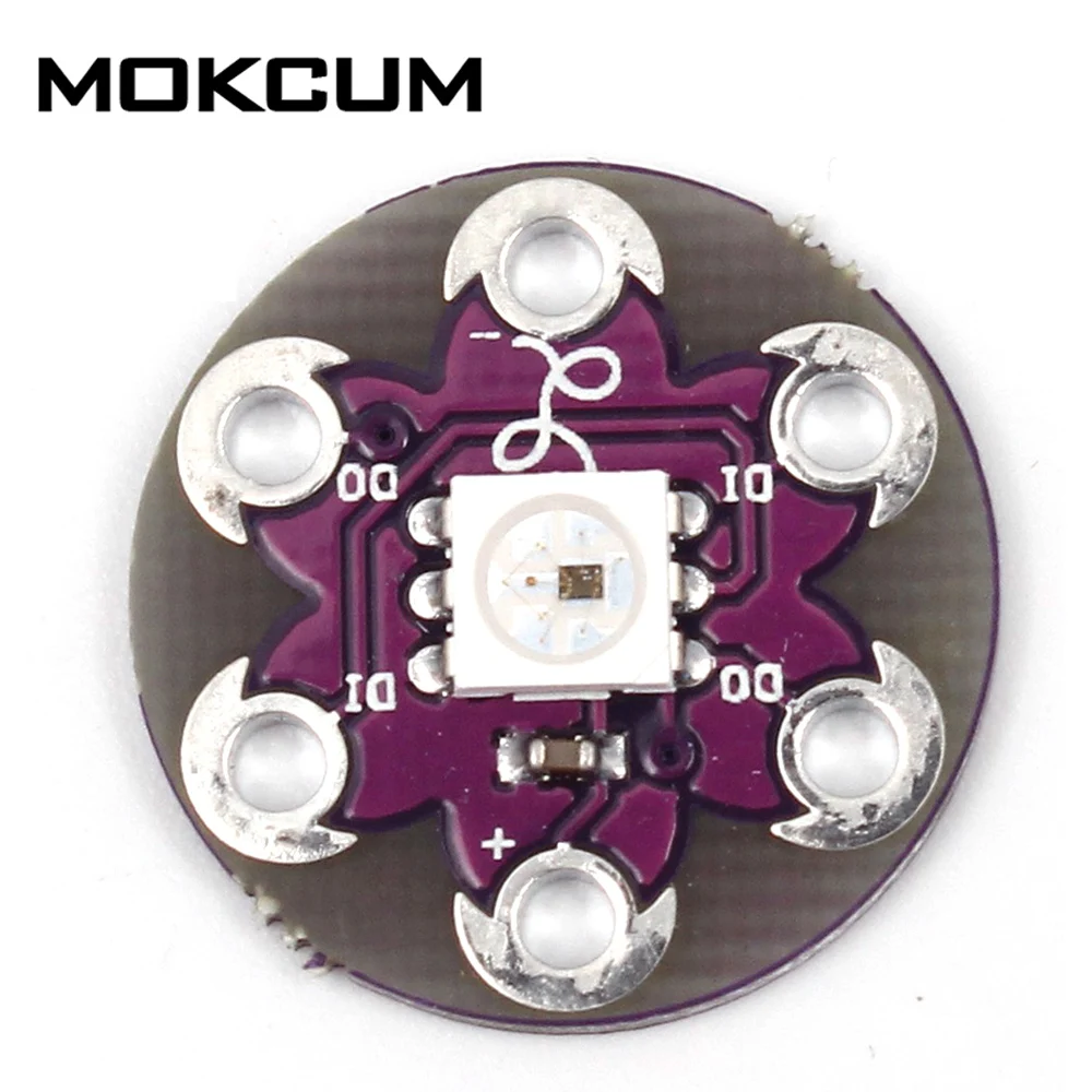 5 шт./лот LilyPad Pixel Board led модуль modul pixel WS2812 5050 RGB LED Led Modul для Arduino|Светодиодные модули| |