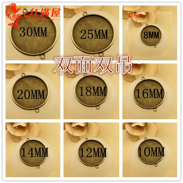 Двухсторонние круглые металлические заготовки для штамповки под античную