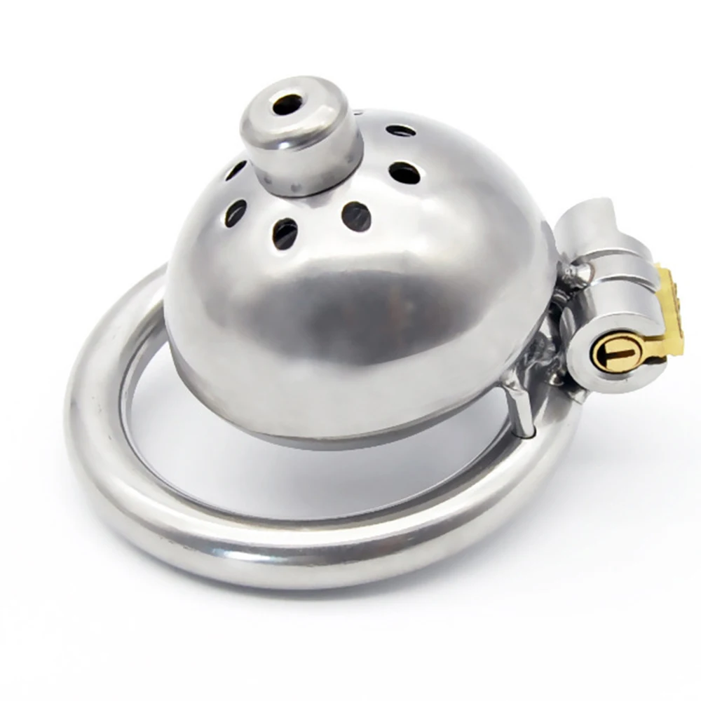 Маленький мужской член из нержавеющей стали устройство для фетиша БДСМ