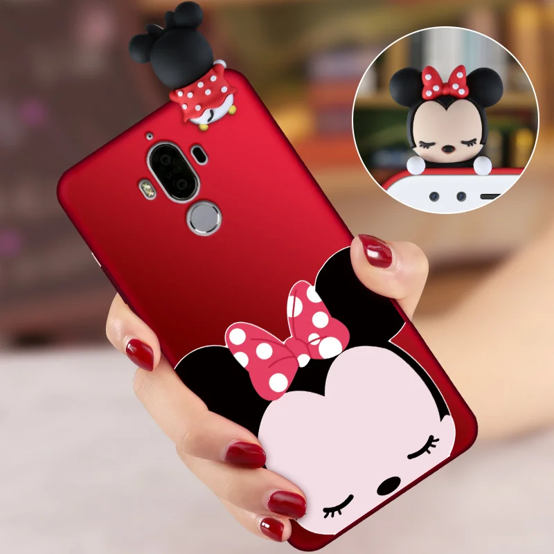 ALIVO для Huawei Mate9 чехол Полная защита мультфильм 3d милый Силиконовый противоударный