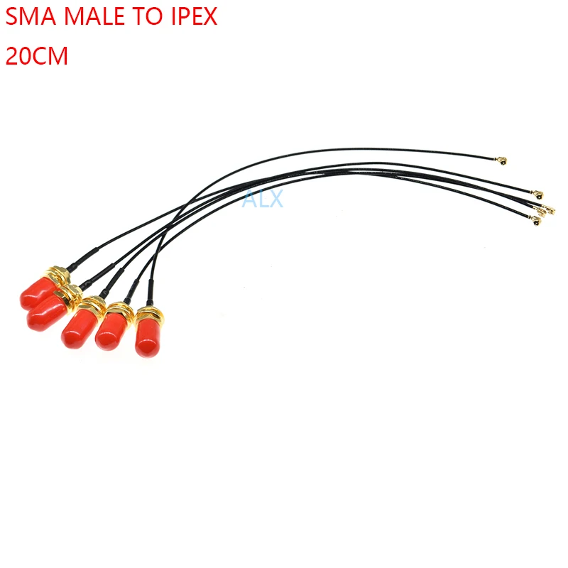 5 шт. 20 см RP SMA Прямой штырь к гнездовому разъему IPEX RF отрезок кабель RG178