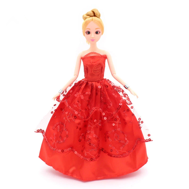 5 pcs Doll Dress Set Princess Clothes Accessories for Dolls Wedding Toys girls Poppenkleding 30cm | Игрушки и хобби