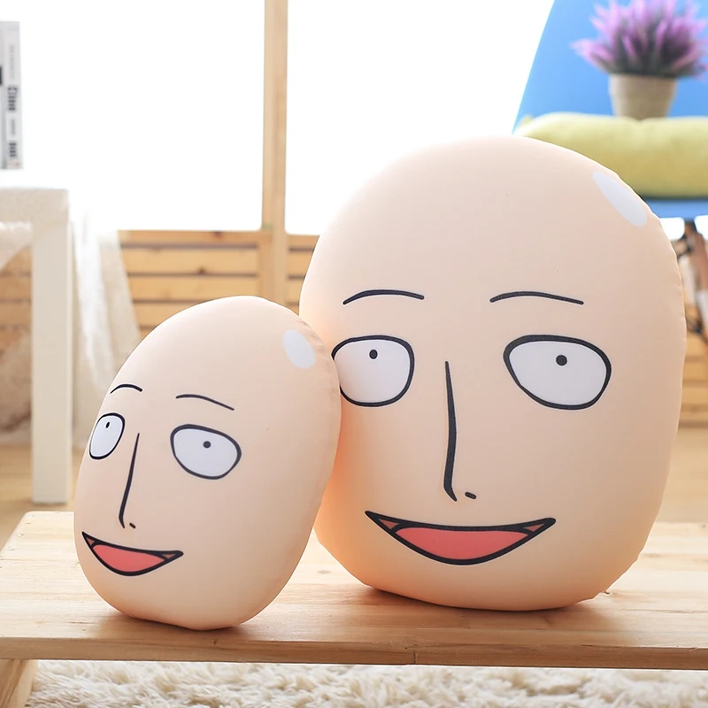 25/40 см ONE PUNCH MAN re-make Сайтама плюшевые игрушки куклы подушки мягкие игрушечные