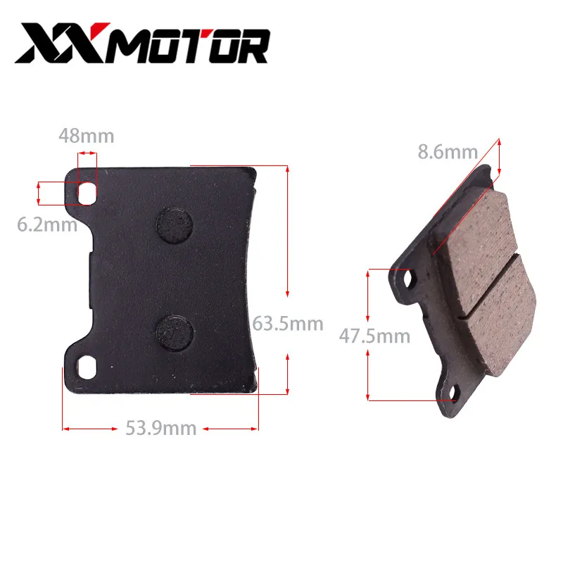 Передние тормозные колодки диски для FZR 250 TDR TZR SRX FZ TDM TRX FJ XJR XVZ XV 400 600 750 850 1000 1200 1300 1600
