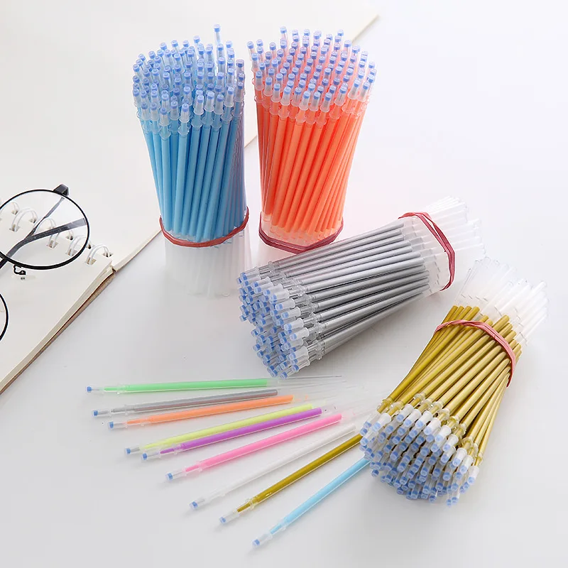 10pc Party Festival Fluorescent DIY Decorations Gel Pen Refills Multi-color Colorful Painting Drawing for Student School Child | Дом и сад