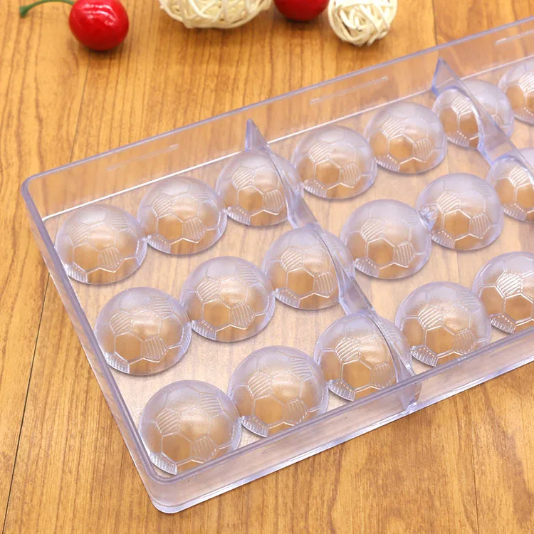 Форма футбола Поликарбонат шоколадная форма креативный 3D торт с глазурью