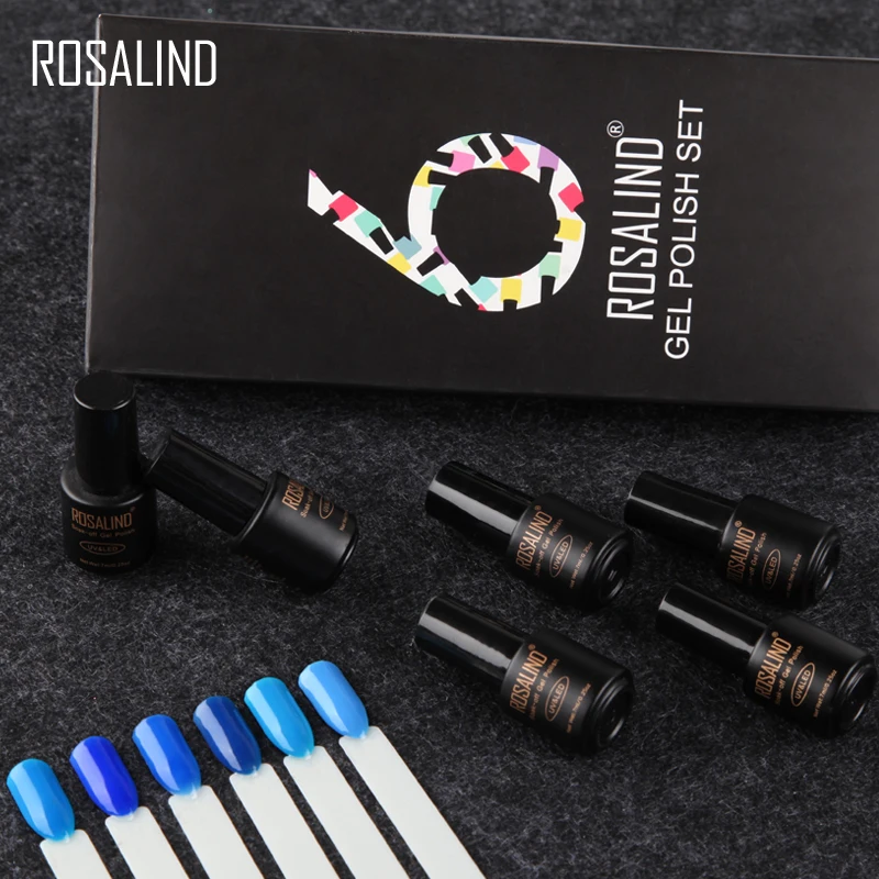 Гель-лак для ногтей ROSALIND 7 мл 6 шт./лот | Красота и здоровье
