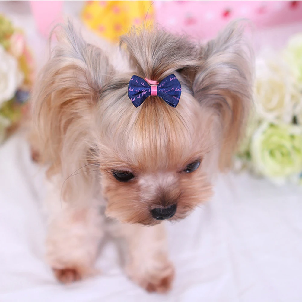 1 шт. бантики для собак маленькие аксессуары волос Уход за волосами банты с